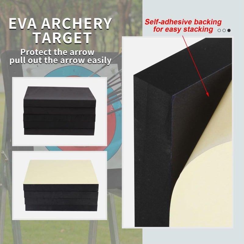SP.G Archery Target for Backyard Adult - EVA Foam Big Archery Target for Bows up to 50 Lbs, Durable Bow and Arrow Target for Backyard Shooting Practice with Arrow Puller - Image 3